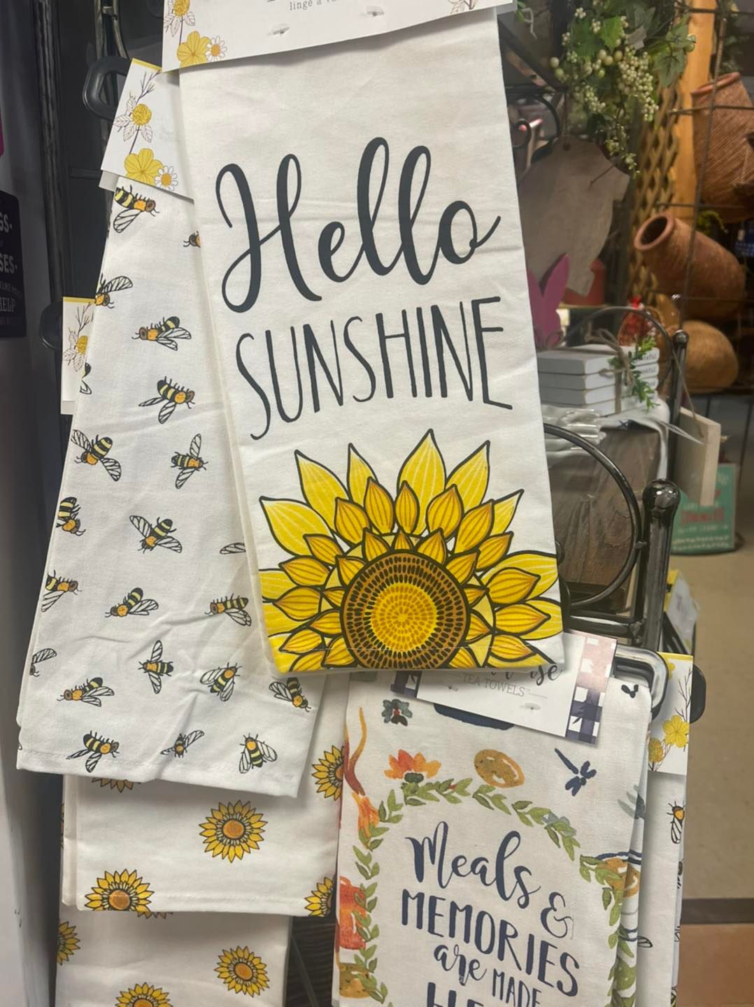 summer themed kitchen towels