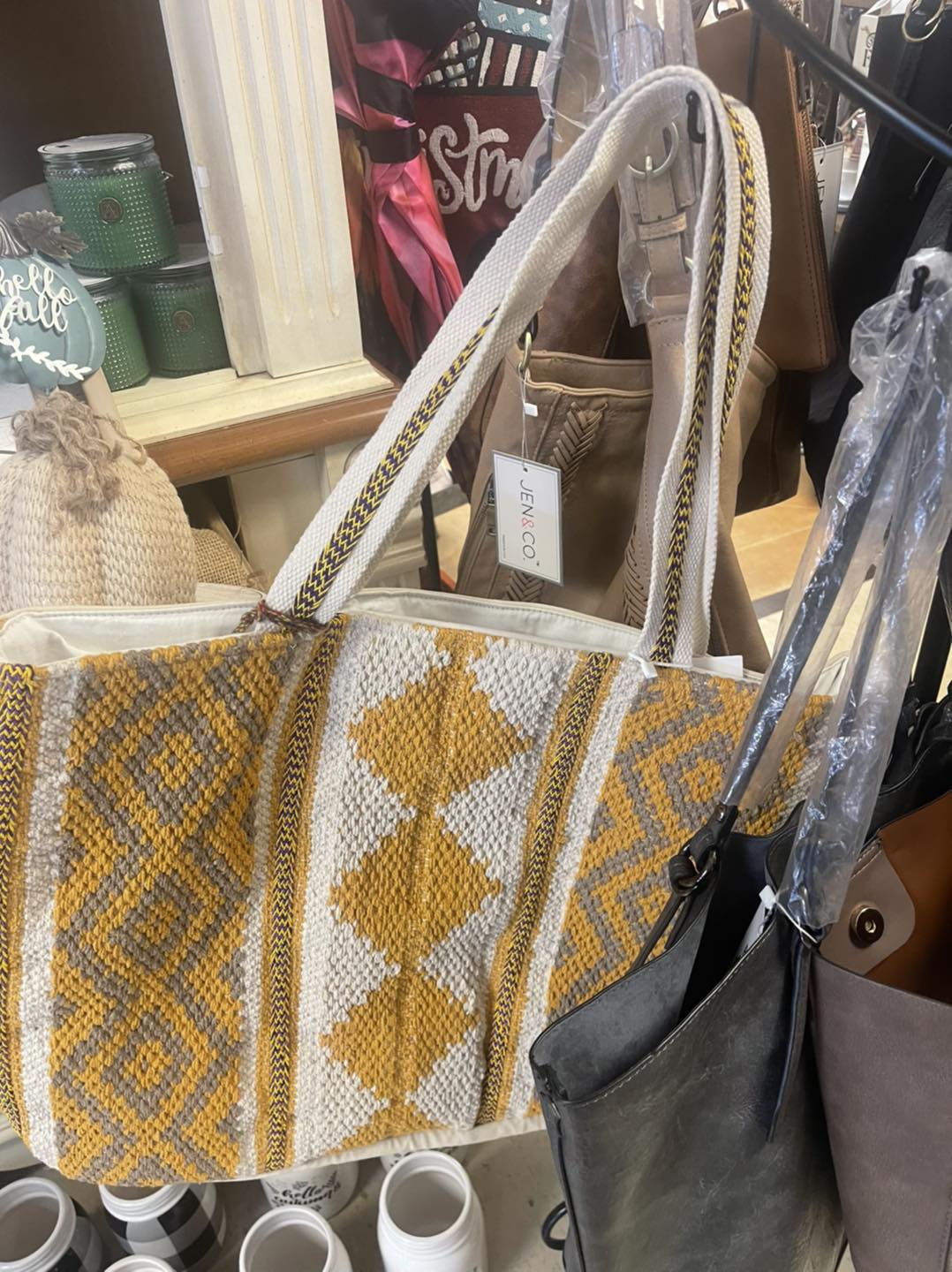 woven tote bag