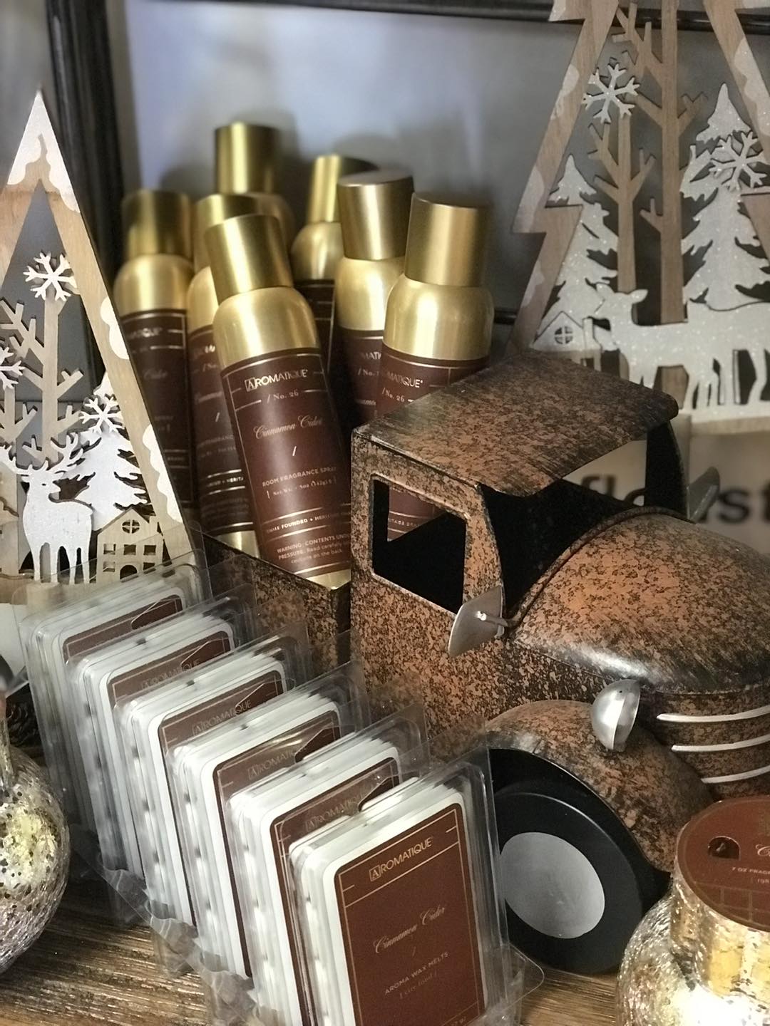 room sprays and wax melts